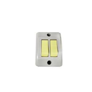 Interruptor externo duplo retangular